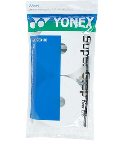 Amazon.com : Yonex Super Grap 30 Pack ( Color:White) by